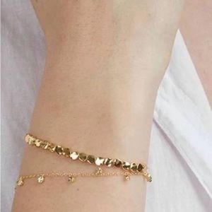 NWT GORJANA 18k Gold Plated Chloe Bracelet
